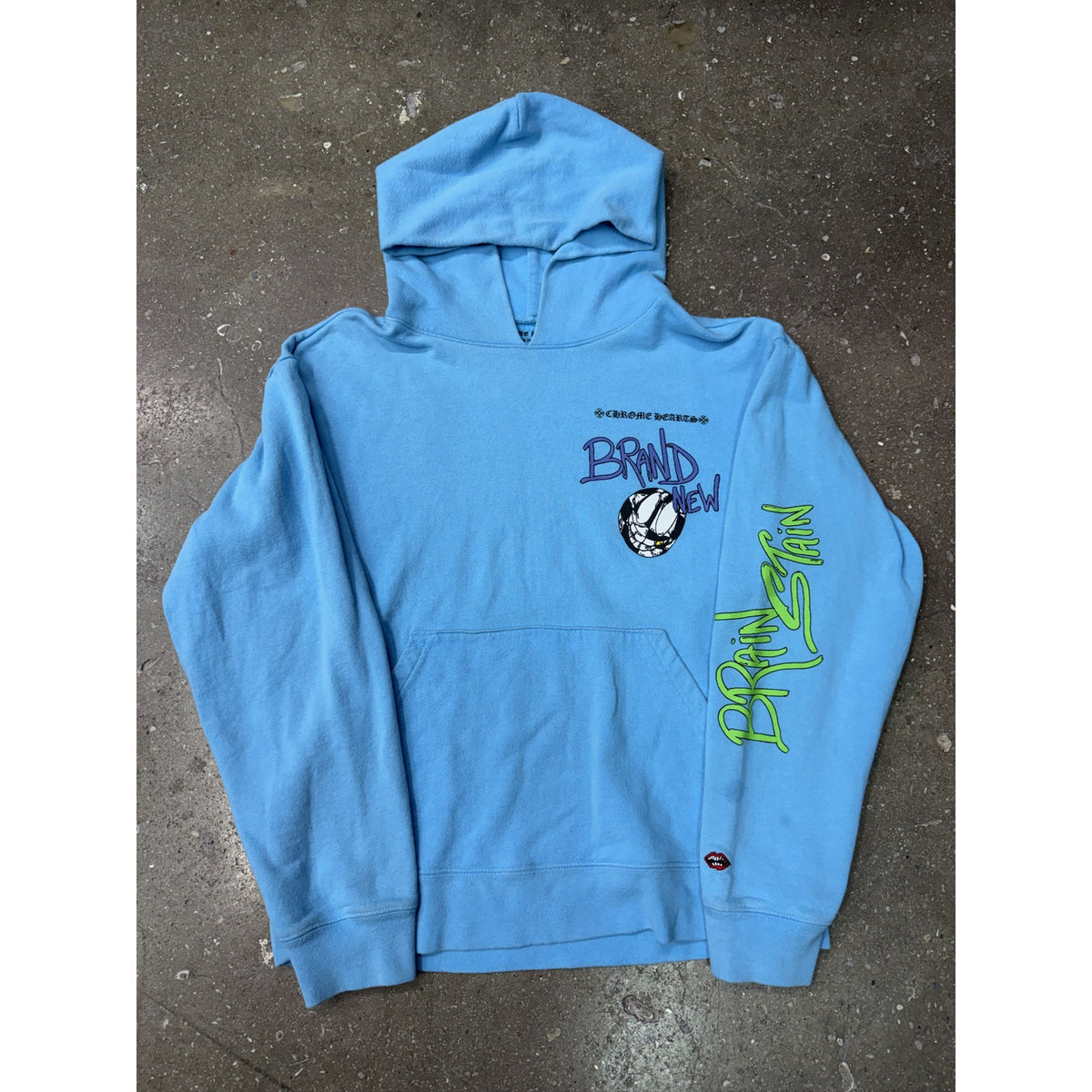 Chrome Hearts Matty Boy Brain Blue Hoodie