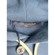 Louis Vuitton Signature Embroidered Navy Pullover Hoodie