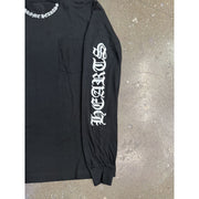 Chrome Hearts Neck Logo Script Longsleeve T-Shirt