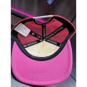 Chrome Hearts Pink Triple Cross Trucker Hat