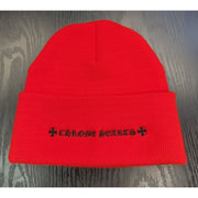 Chrome Hearts Rolling Stones Tongue Red Beanie