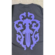 Chrome Hearts Staff Vine Dagger Purple Longsleeve T-Shirt