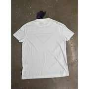 Prada Triangle Logo White T-Shirt