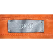 Dior Orange Nylon Zip Up Jacket