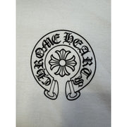 Chrome Hearts Miami Horseshoe Logo White Hoodie