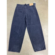 Prada Corduroy Navy Loose Fit Pants