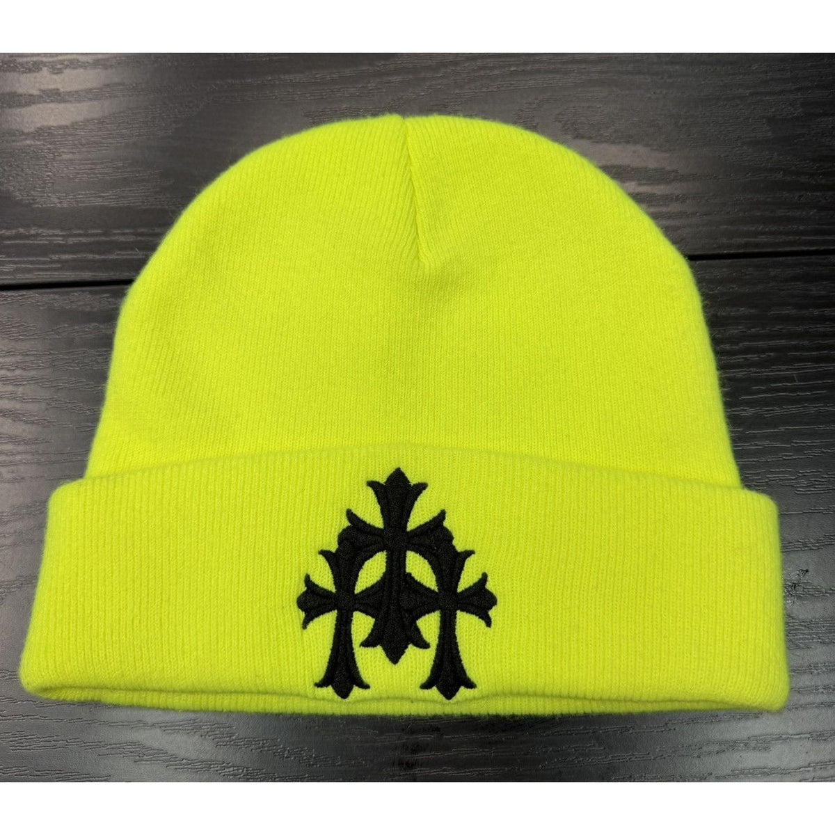 Chrome Hearts Triple Cross Neon Beanie