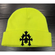 Chrome Hearts Triple Cross Neon Beanie