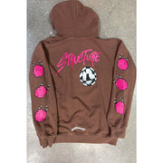 Chrome Hearts Matty Boy Structure Brown Hoodie