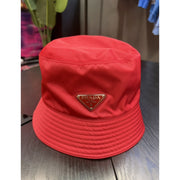 Prada Red Re-Nylon Bucket Hat Size Small