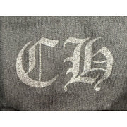 Chrome Hearts Tonal Glitter Horseshoe Script Hoodie