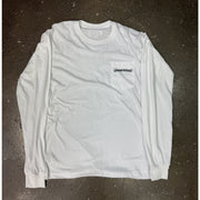 Chrome Hearts USA Scroll Logo White Longsleeve T-Shirt