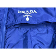 Prada Re-nylon Blue Hooded Jacket