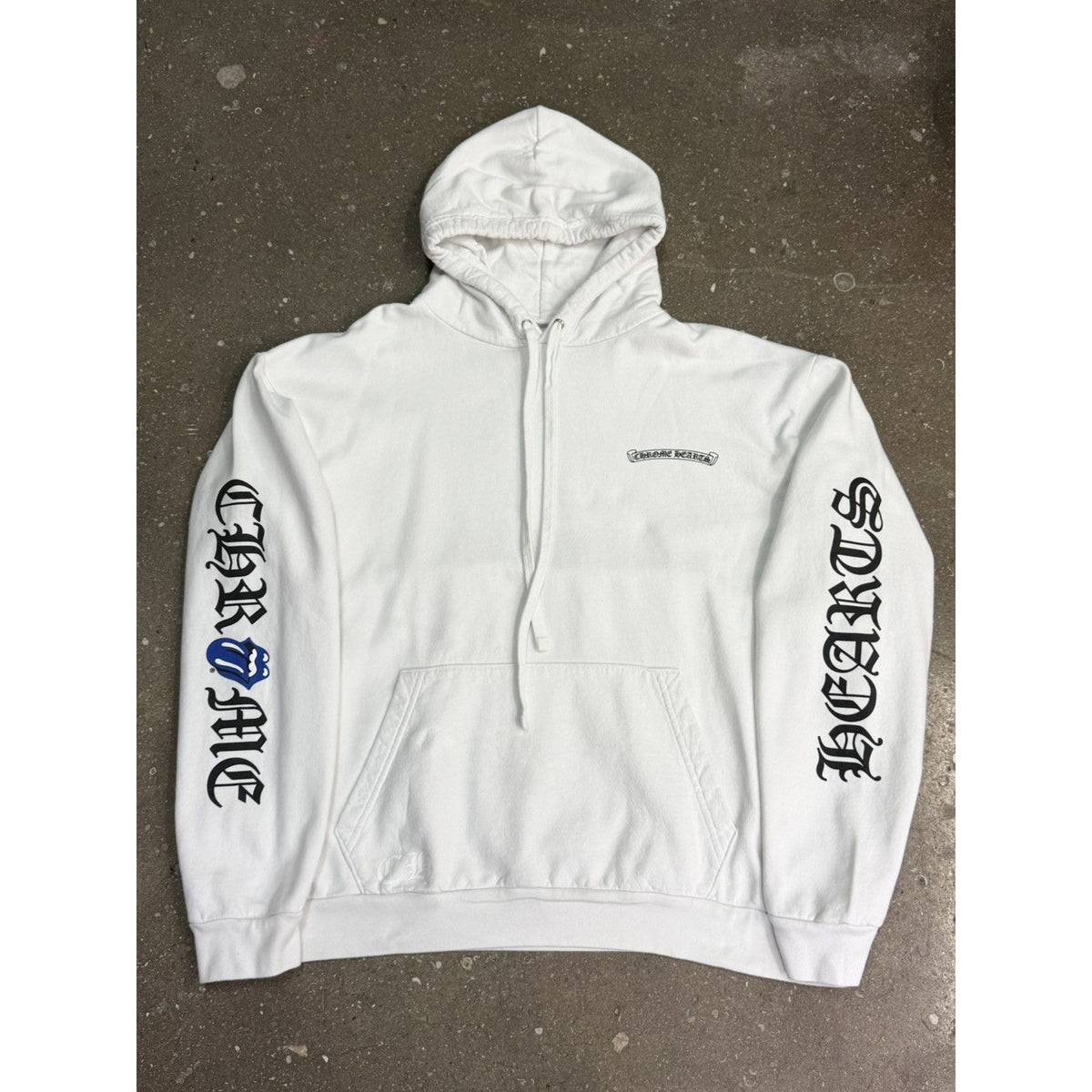 Chrome Hearts Rolling Stones Blue Tongue Pullover Hoodie