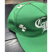 Chrome Hearts CH Green Cross Trucker Hat
