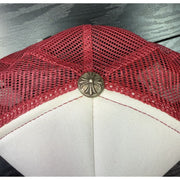 Chrome Hearts Red King Taco Trucker Hat