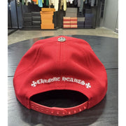 Chrome Hearts Red CH Baseball Hat