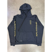 Chrome Hearts Script Logo Olive & Black Pullover Hoodie