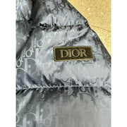 Dior Oblique Down Navy Blue Technical Jacquard Jacket