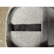 Chrome Hearts Leather Cross Patch Grey Waffle Longsleeve