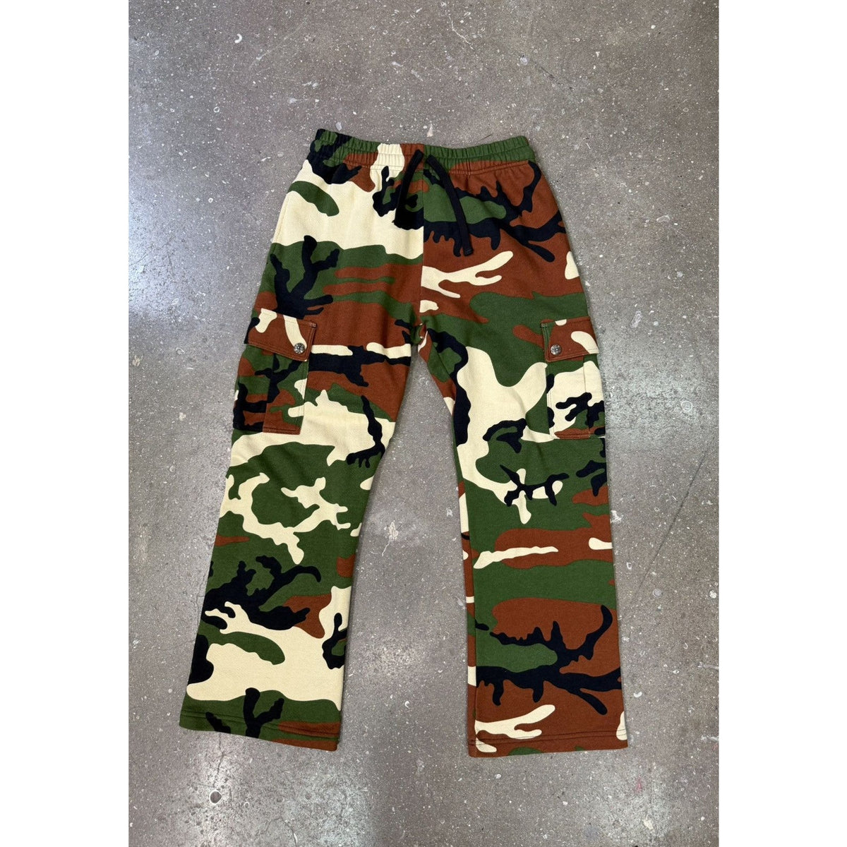Chrome Hearts Matty Boy Caution Camo Sweatpants