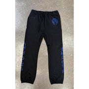 Chrome Hearts Blue Horseshoe Logo Sweatpants