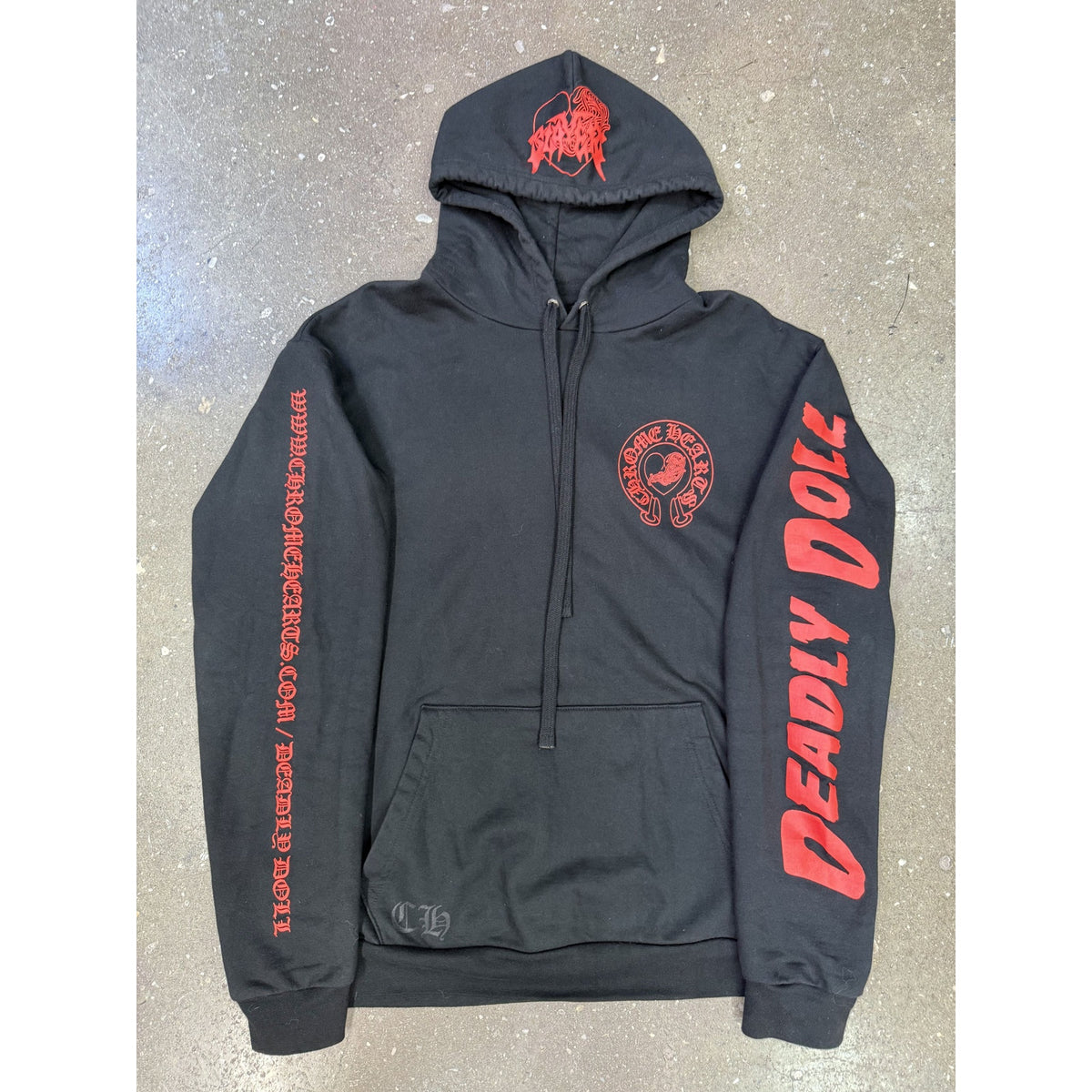Chrome Hearts Deadly Doll Red Hoodie