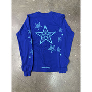 Chrome Hearts Star Logo Blue Longsleeve T-Shirt