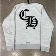 Chrome Hearts Triple Cross Grey Crewneck