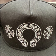 Chrome Hearts Horseshoe Black Denim Hat