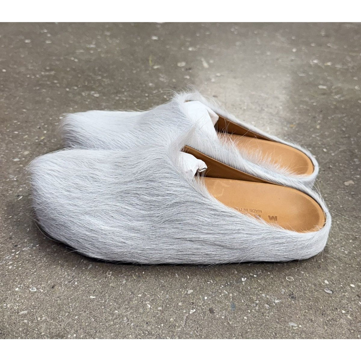 Marni Fussbett Sabot Grey