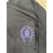 Chrome Hearts Staff Vine Dagger Purple Longsleeve T-Shirt
