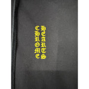 Chrome Hearts Script Logo Navy Yellow Hoodie