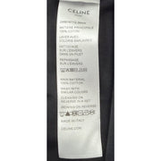 Celine Logo Print Black T-Shirt