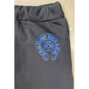 Chrome Hearts Blue Horseshoe Logo Sweatpants