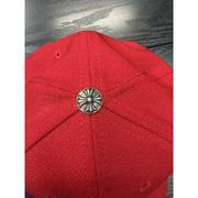 Chrome Hearts Red CH Baseball Hat