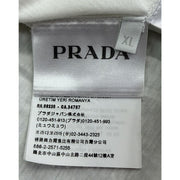 Prada Triangle Logo White T-Shirt