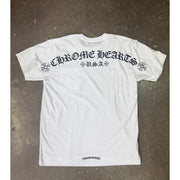Chrome Hearts USA Scroll Logo White T-Shirt