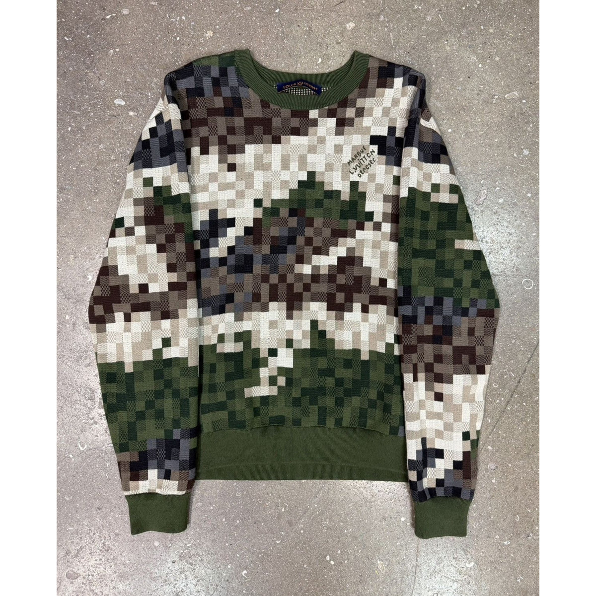Louis Vuitton Pharrell SS24 Camo Crewneck